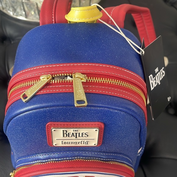 LOUNGEFLY The Beatles Sparkley Backpack - Picture 3 of 6